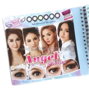 Корейские цветные линзы, увеличивающие глаза. Модель Angel