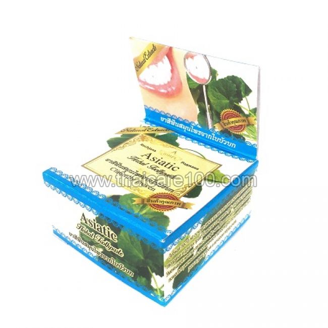 Отбеливающая паста Asiatic Herbal toothpaste с центеллой от Rochjana
