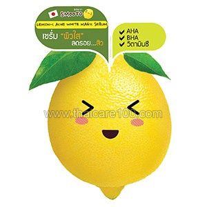Лимонная сыворотка против акне Smooto Lemon-C Acne Plus White Serum