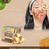 Маска для лица с золотом Herbal Golden Double Mask