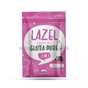 Глутатион для отбеливания и выравнивания кожи Lazel Glutathione Pure 2 в 1