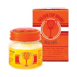 Желтый бальзам Golden Cup Balm Yellow Herbal Thai Ointment 50 гр