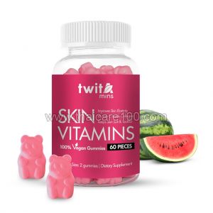 Витамины для кожи Twitamins Skin Vitamin Gummies 60 желе