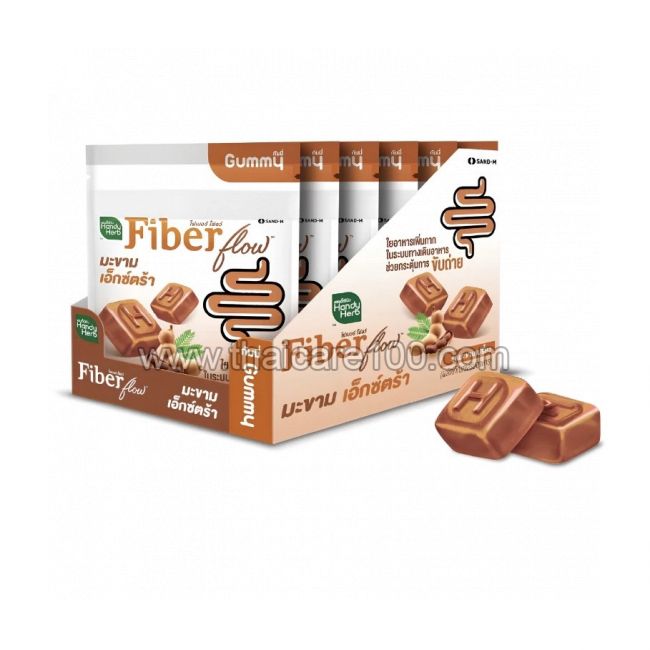 Жевательный мармелад с клетчаткой для кишечника Handy Herb Fiber Flow Tamarind Extra