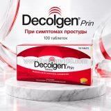 Тайские жаропонижающие и обезболивающие таблетки Decolgen prin