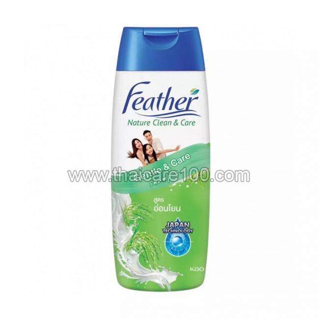 Мягкий шампунь с рисовым молоком для чувствительной кожи головы Feather