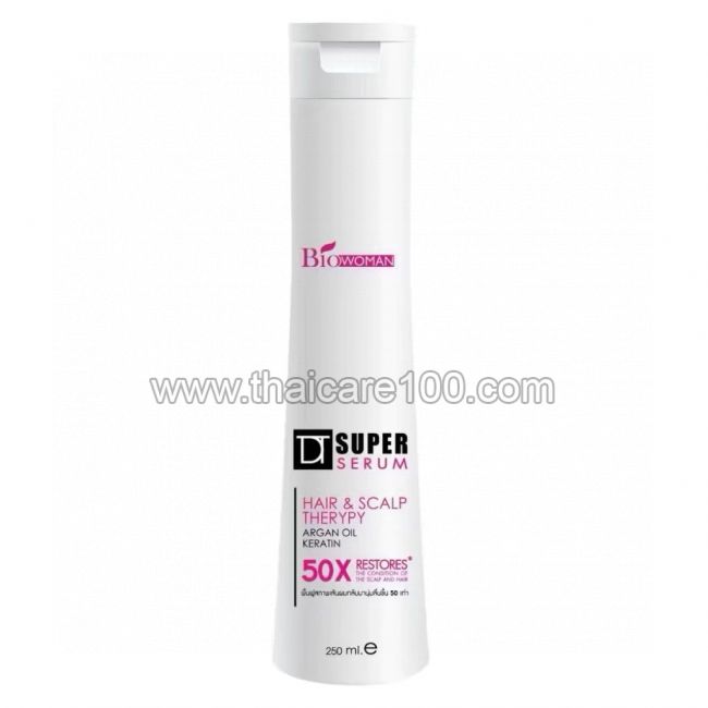 Сыворотка для восстановления волос Biowoman D Super Serum с кератином и аргановым маслом 