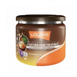 Маска для восстановления волос с натуральным маслом Макадамии Lolane Hair Treatment 