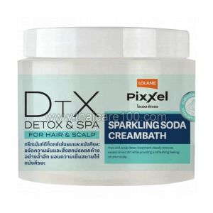 Релакс-маска для волос Lolane Pixxel Detoxifier Hair & Scalp Soda Spa Cream Bath  