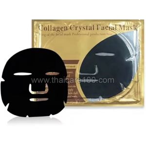 Коллагеновая маска для лица Collagen Crystal Facial Mask с маслом виноградной косточки и бамбуковым углем