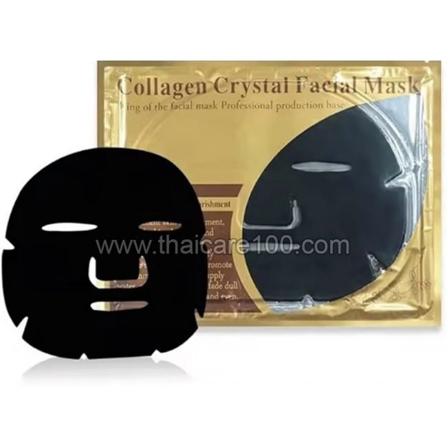 Коллагеновая маска для лица Collagen Crystal Facial Mask с маслом виноградной косточки и бамбуковым углем