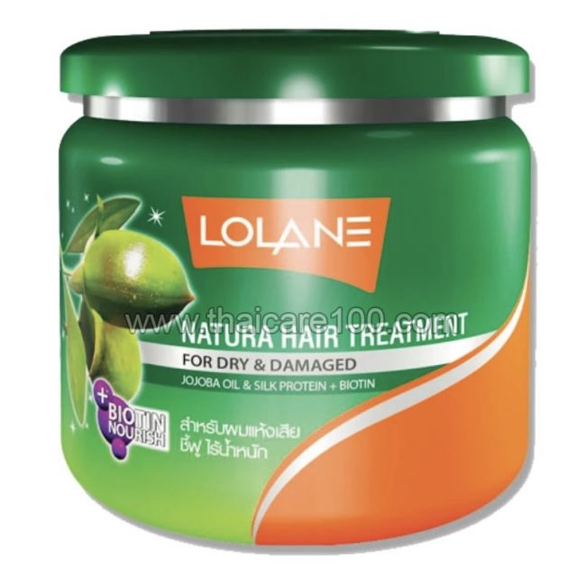 Маска для сухих и поврежденных волос Lolane Natura Hair Treatment Jojoba Oil & Silk Protein