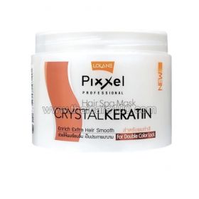 Маска для окрашенных волос Lolane Pixxel Hair Spa Mask Crystal Keratin