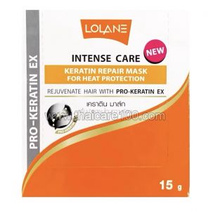 Кератиновая восстанавливающая маска Lolane Intense Care для сухих волос