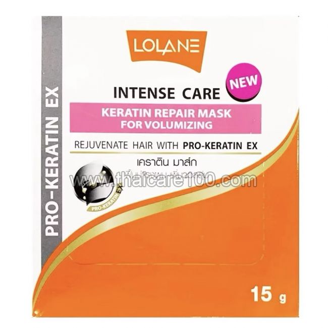 Кератиновая маска Lolane Intense Care для волос лишенных объема