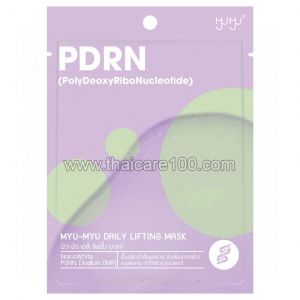 Лифтинг тканевая маска для лица с PDRN, пептидами и коллагеном MYU-MYU Daily PDRN Lifting Mask 