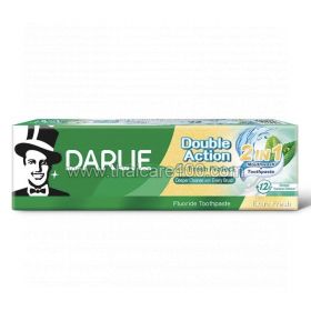 Двойная защита эмали зубная паста Darlie Double Action 2 in 1 Mouthwash Toothpaste Extra Fresh 100 гр