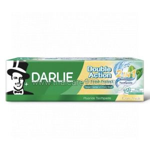 Двойная защита эмали зубная паста Darlie Double Action 2 in 1 Mouthwash Toothpaste Extra Fresh 100 гр