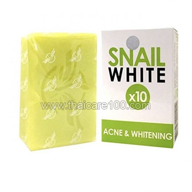 Отбеливающее улиточное мыло от акне Snail White Acne Soap