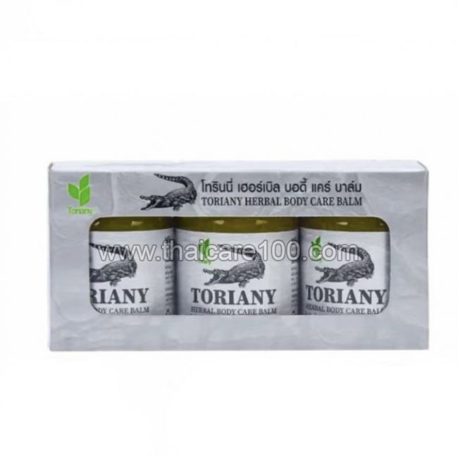 Набор крокодилового бальзама Toriany Crocodile Herbal Balm