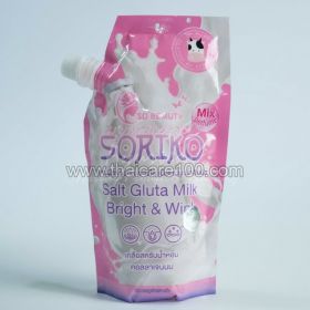 Отбеливающая соль Soriko Gluta Milk Bright and White Spa Salt 250 gr