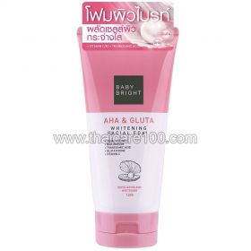 Отбеливающая пенка для умывания A.H.A. & Gluta Whitening Facial Foam