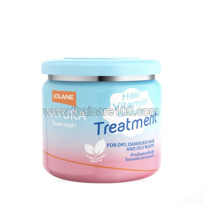 Маска для жирных волос Lolane Natura Booster For Dry Damaged And Oily Roots 
