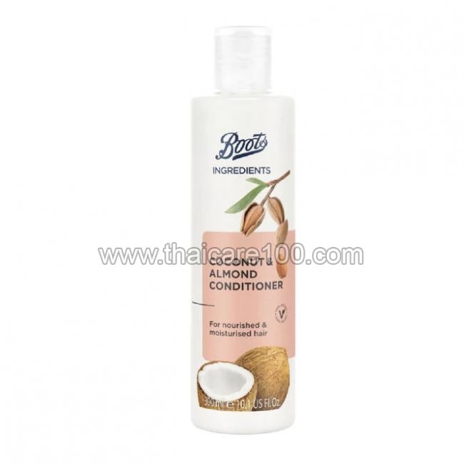 Питательный и увлажняющий кондиционер Boots Ingredients Coconut & Almond Conditioner