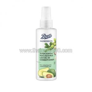 Не смывающийся кондиционер с авокадо и Макадамия от Boots Ingredients для тонких и сухих волос