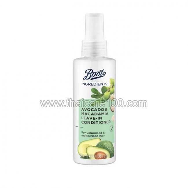 Не смывающийся кондиционер с авокадо и Макадамия от Boots Ingredients для тонких и сухих волос