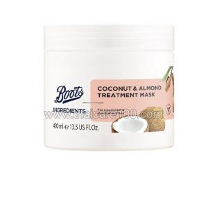 Маска для сухих и нормальных волос Boots Ingredients Coconut & Almond Treatment Mask