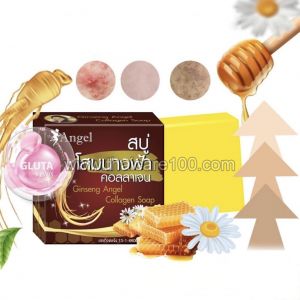 Женьшеневое мыло Ginseng Angel Collagen Soap 