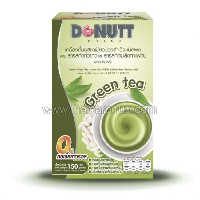 Зеленый чай с экстрактом белой фасоли DONUTT Instant Green Tea