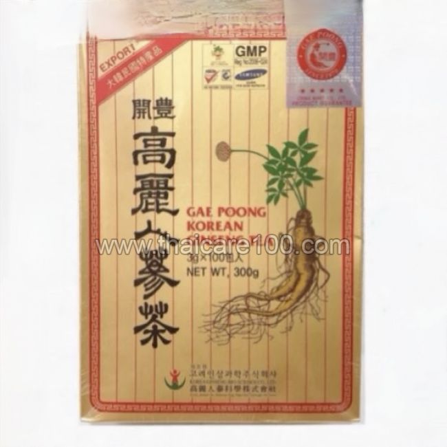 Корейский чай с женьшенем Gae Poong Korean Ginseng Tea