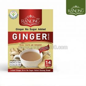 Имбирный чай Instant Ginger 100% Ranong Tea без сахара 7 саше