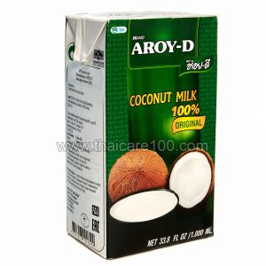 Пастеризованное 100% кокосовое молоко Aroy-D