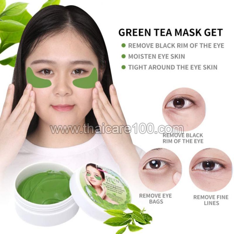 Патчи от мешков под глазами с зеленым чаем Green Tea Gel Eye Pads