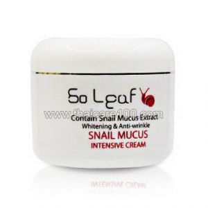 Крем для лица на основе улиточного муцина So Leaf Snail Mucus Intensive Cream