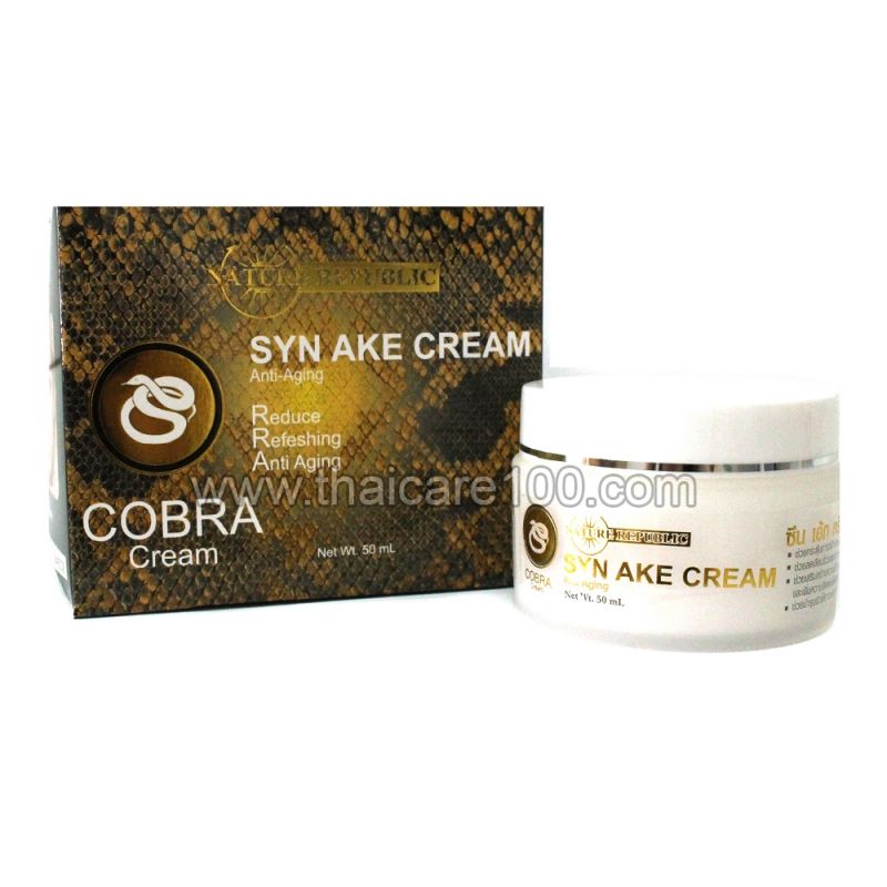 Антивозрастной крем для лица с пептидами змеиного яда Syn-Ake Intensive Cobra Cream 