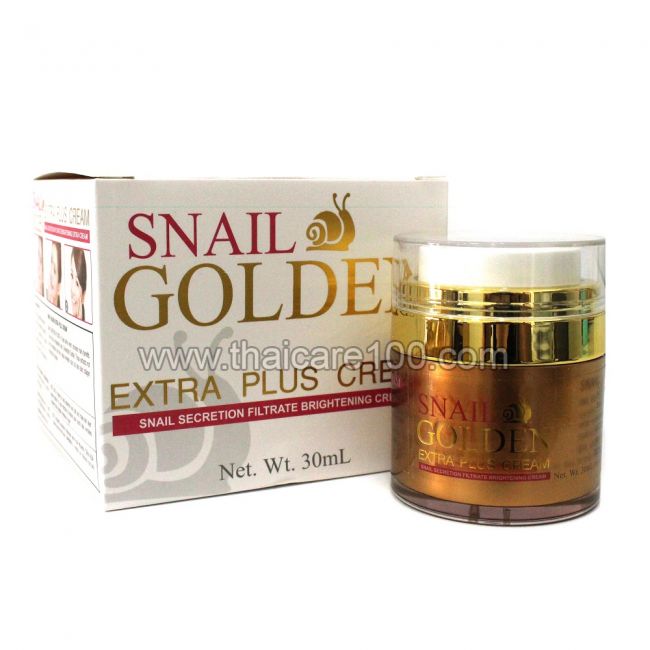 Подтягивающий крем для лица с муцином улитки Snail Golden Extra Plus Cream
