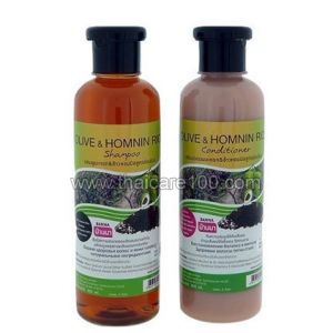 Набор шампунь+кондиционер Banna Olive Oil&Homnin Rice для тонких волос