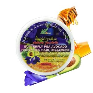 Укрепляющая маска с синим чаем, медом и авокадо Butterfly Pea Avocado Honey Hair Mask