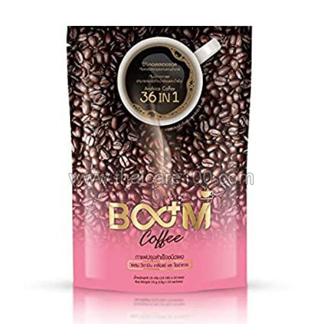 Кофе для похудения и красоты с витаминами Boom Coffee 36 в 1