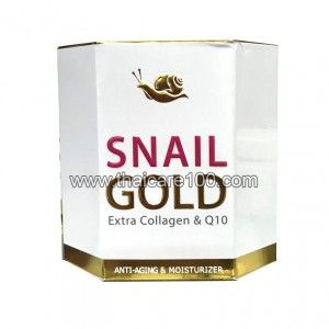 Улиточный крем с экстра-коллагеном и коэнзимом Snail Gold Collagen & Q10 Cream