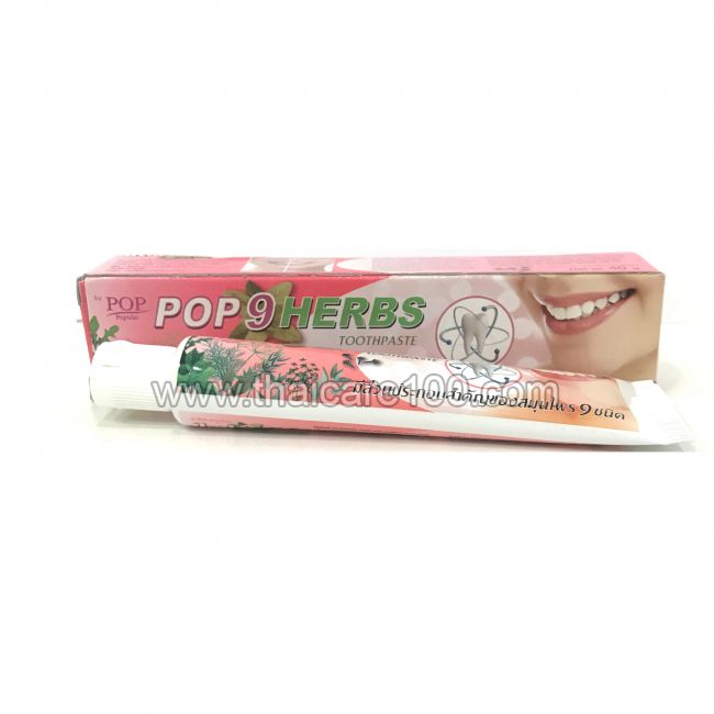 Зубная паста 9 трав Pop 9 Herbs Toothpaste