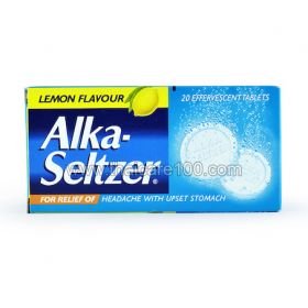 Алкозельцер с лимоном Alka Seltzer Effervescent Tablet