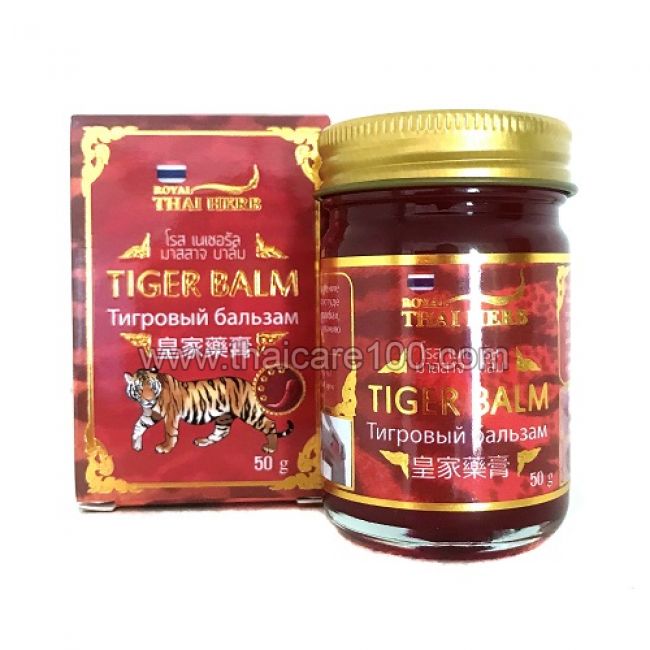 Красный тигровый бальзам Royal Thai Herb Red Tiger Balm