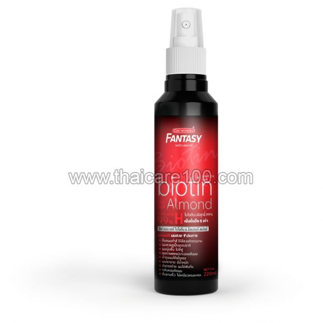 Не смываемый спрей с биотином для лечения волос Carebeau Leaf On Hair Biotin & Almond Spray