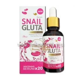 Коллагеновая сыворотка с глутатионом Snail Gluta Collagen Gold Serum