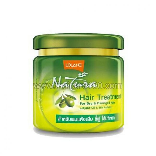 Маска для сухих и поврежденных волос Lolane Natura Hair Treatment Jojoba Oil & Silk Protein